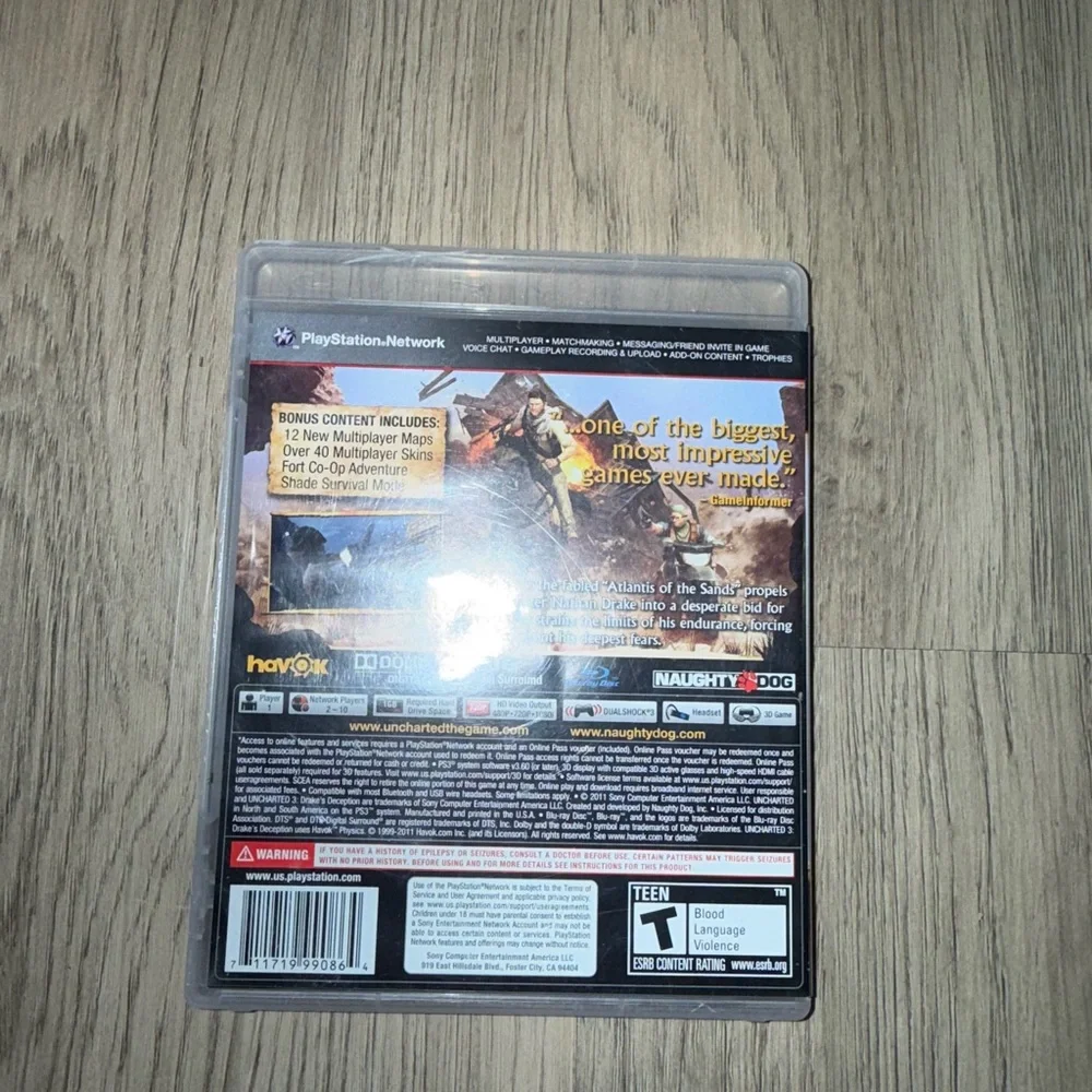 Uncharted 3: Drake's Deception - Game of the Year‎ Edition for PS3